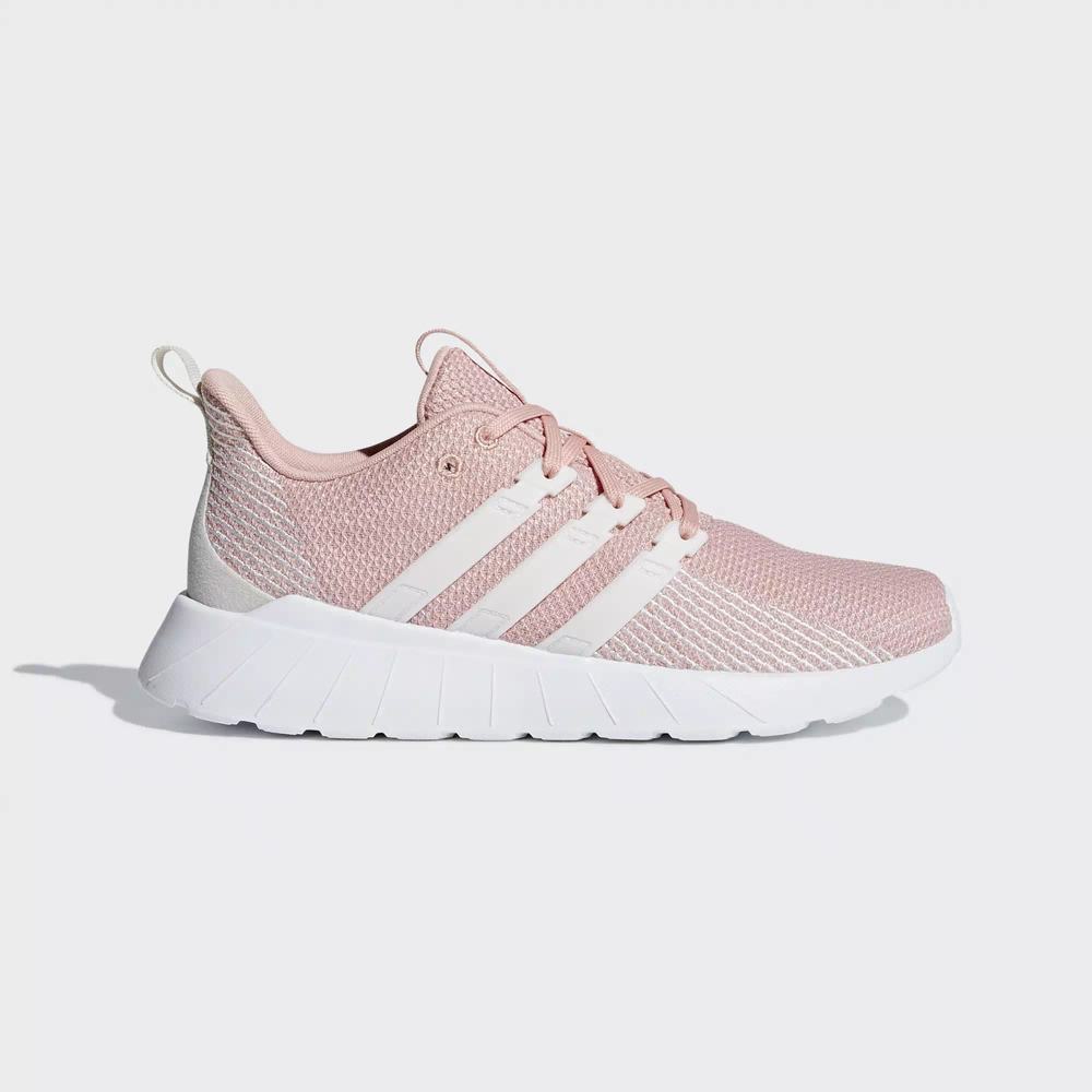 Adidas Questar Flow Tenis Rosas Para Mujer (MX-10986)